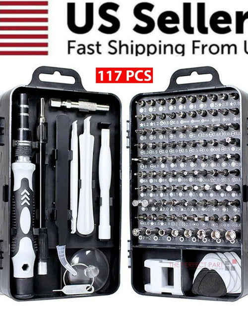 Load image into Gallery viewer, Magnetic Screwdriver Bit Set For iPhone Macbook Tool Kit Set Repair Watch 117PCS
