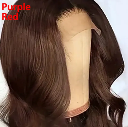 Load image into Gallery viewer, Front Lace Dark Brown Big Wave Wig
