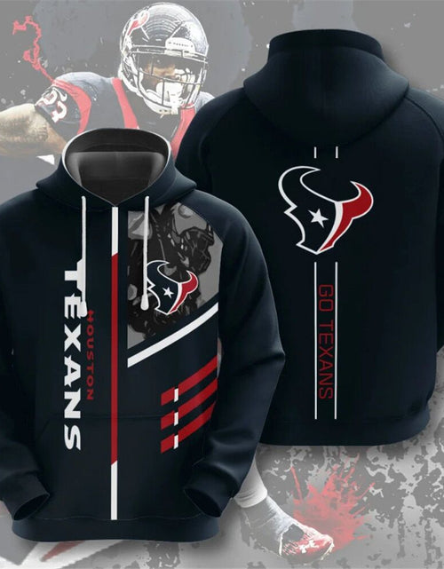Load image into Gallery viewer, Men's NFL 3D Digital Print Hoodie - Loose Fit
