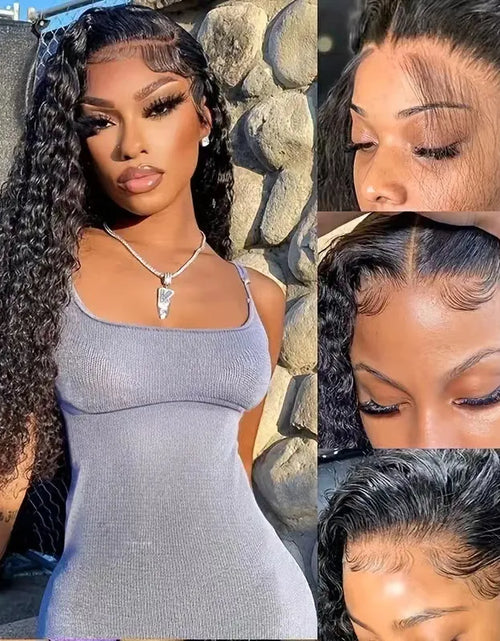 Load image into Gallery viewer, Long Curly Hair Front Lace Wig
