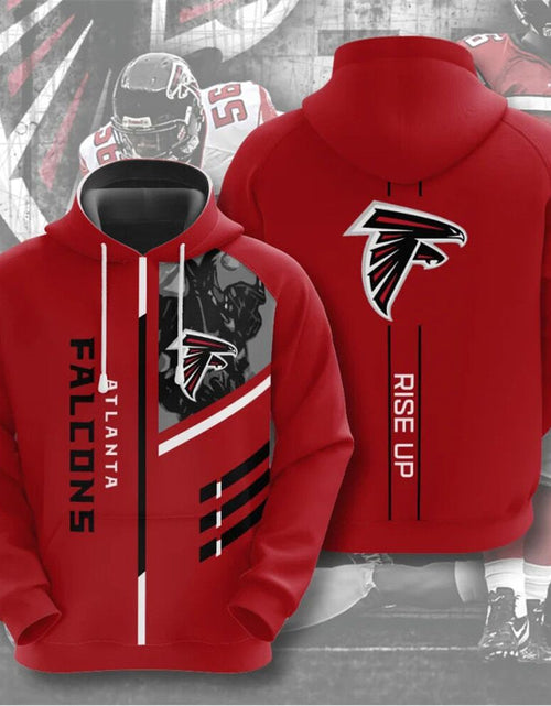 Load image into Gallery viewer, Men's NFL 3D Digital Print Hoodie - Loose Fit
