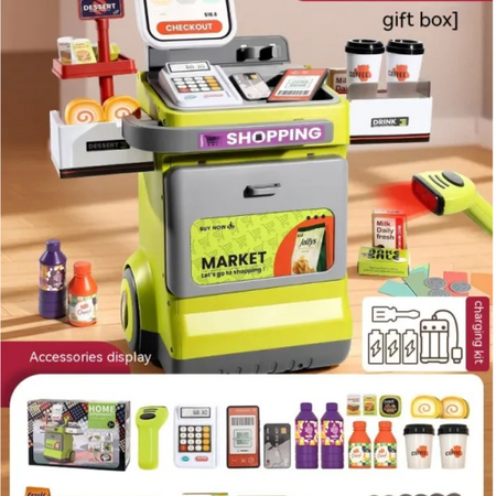 Kids’ Vending Machine & Cash Register Play Set