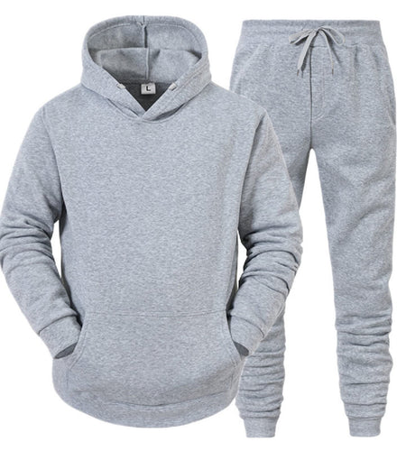 Men Casual Outfits 2 Piece Pants Set Fall Jogging Tracksuit Set Long Sleeve Outfit Pullover Hoodies Sweatsuit Sets