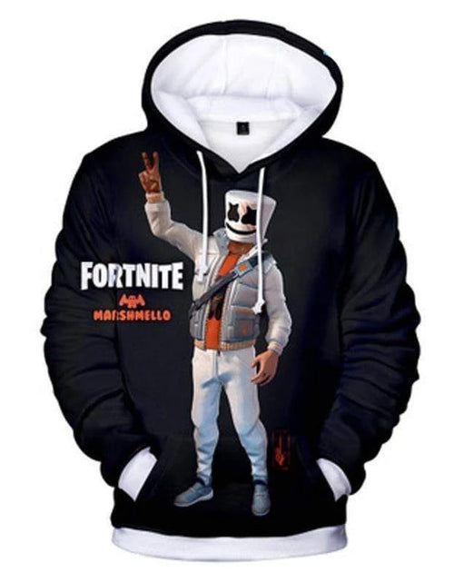 Load image into Gallery viewer, Fortnite 3D Digital Print Loose Hoodie Sweatshirt
