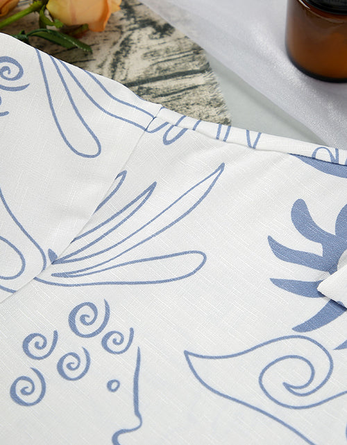 Load image into Gallery viewer, 2023 Spring Summer Women's Printed Two-Piece Pajamas Set

