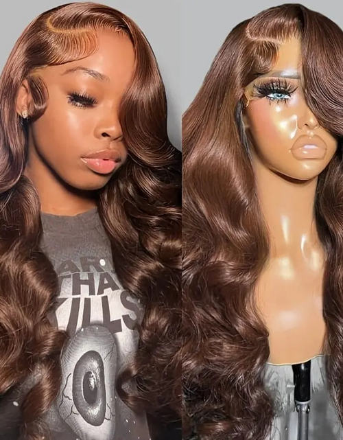 Load image into Gallery viewer, Long Wavy Lace Front Wig (Brown)

