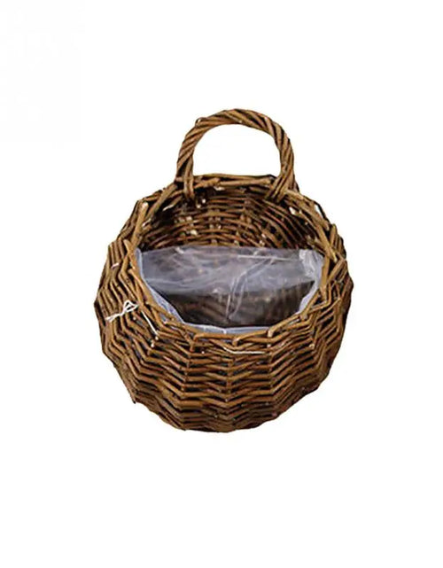 Load image into Gallery viewer, Handmade Wicker Rattan Flower Basket
