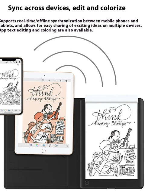 Load image into Gallery viewer, Smart Electronic Notebook for Hand Drawn Notes &amp; Sketches
