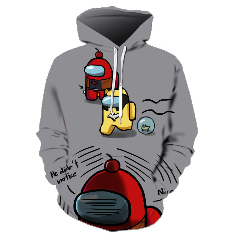 Among Us 3D Printed Casual Hoodie for Men and Women