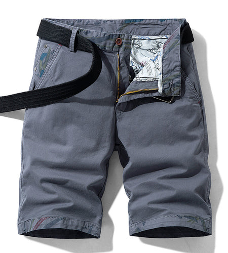 Men's Casual Loose Fit Five-Point Shorts Overalls