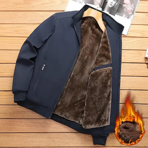 Load image into Gallery viewer, Fleece Lined Thickened Autumn Winter Jacket
