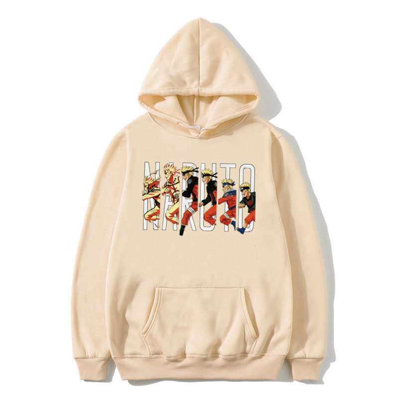 Printed Autumn Winter Hoodie - Naruto Uchiha Design