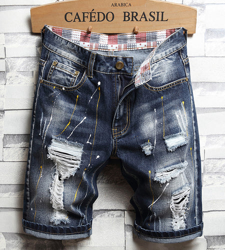 Men's Trendy Loose-Fit Five-Point Pants