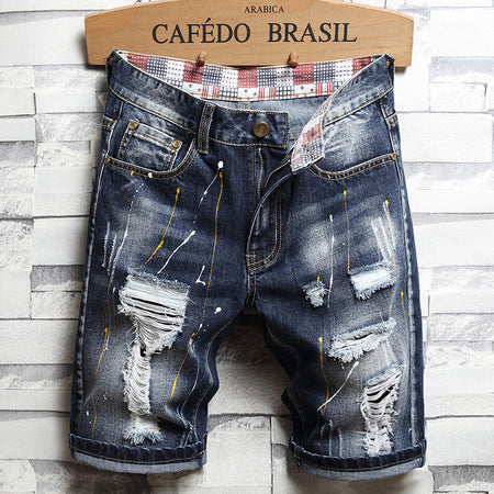 Men's Trendy Loose-Fit Five-Point Pants