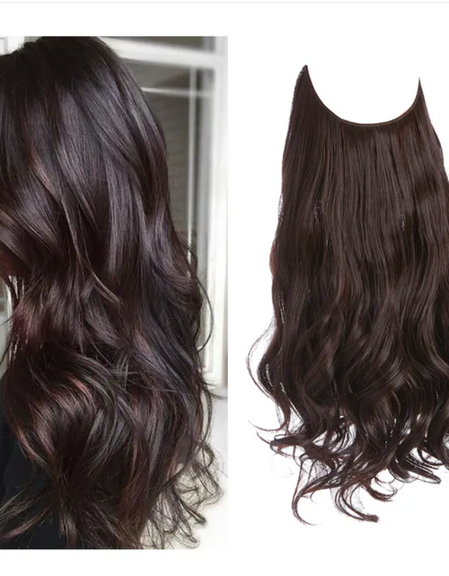 Load image into Gallery viewer, Long Curly Synthetic Wig – Heat-Resistant Fiber

