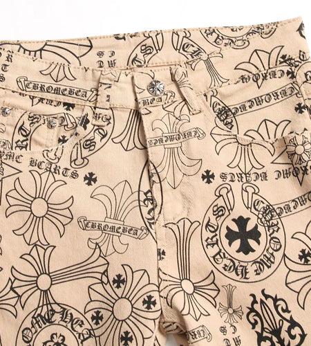 Men Khaki Denim Skinny Jeans