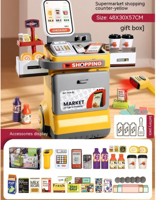 Load image into Gallery viewer, Kids’ Vending Machine &amp; Cash Register Play Set
