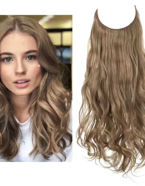 Load image into Gallery viewer, Long Curly Synthetic Wig – Heat-Resistant Fiber
