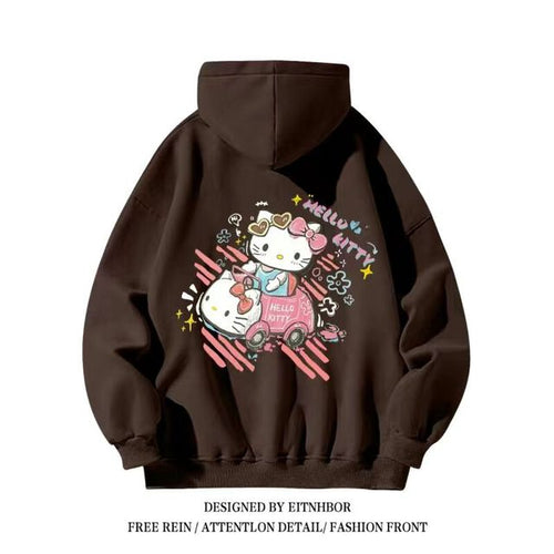 Load image into Gallery viewer, Hello Kitty Sanrio Hoodies for Boys and Girls, Y2K Style
