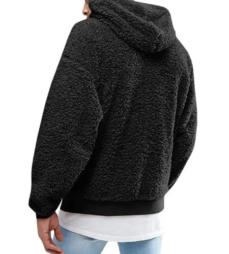 European American Wool And Fleece Hooded Men's Hoodie