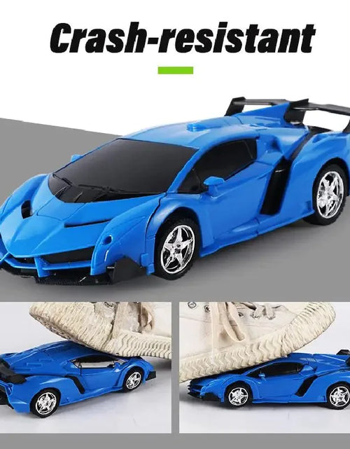 Load image into Gallery viewer, 2in1 Transformer Remote Control Race Car with Rechargeable Battery
