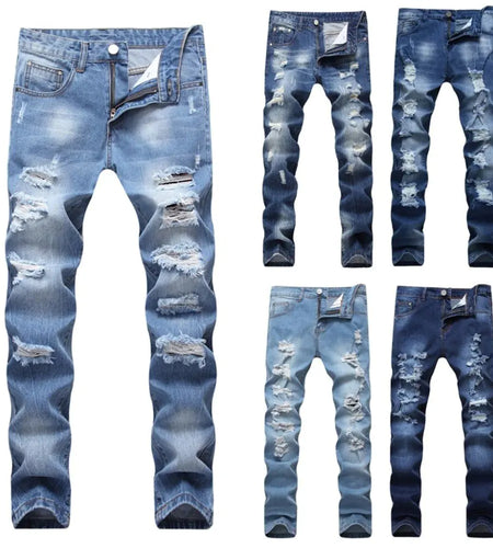 Trendsetter Slim Fit Ripped Jeans