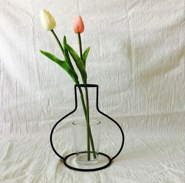 Iron Vase Rack