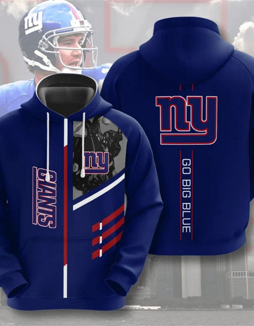 Load image into Gallery viewer, Men's NFL 3D Digital Print Hoodie - Loose Fit
