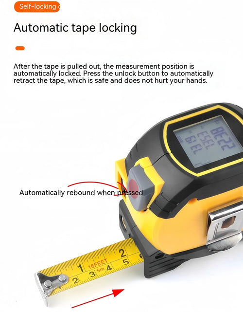 Load image into Gallery viewer, Laser Range Finder High Precision Distance Measuring Ruler Infrared Laser Tape Portable Range
