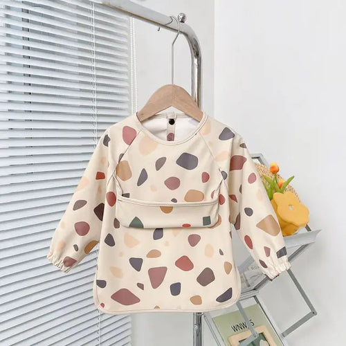 Load image into Gallery viewer, Cute Baby Bibs Toddler Long Sleeve Apron
