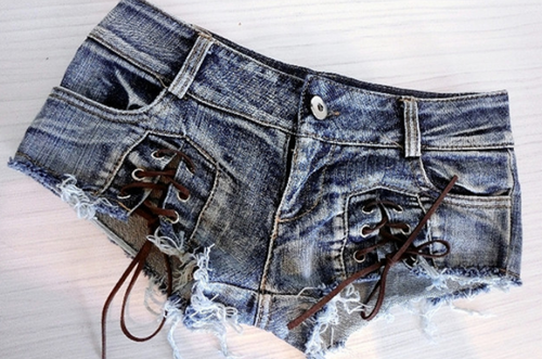 Load image into Gallery viewer, Low Waist Sexy Butt-Lifting Denim Shorts for Nightclubs
