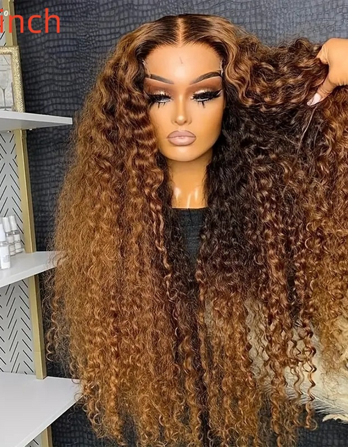 Load image into Gallery viewer, Afro Long Curly Wound Tube Wig
