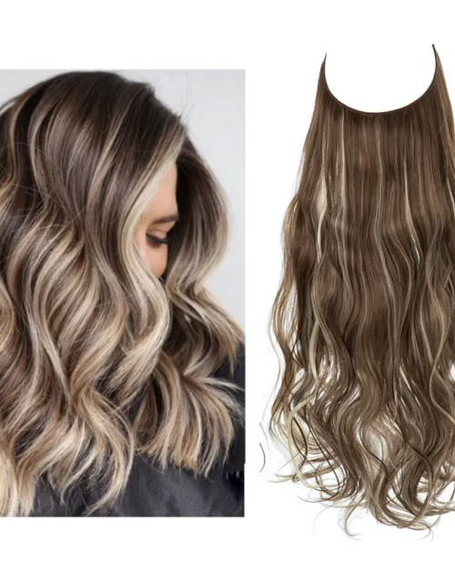 Load image into Gallery viewer, Long Curly Synthetic Wig – Heat-Resistant Fiber

