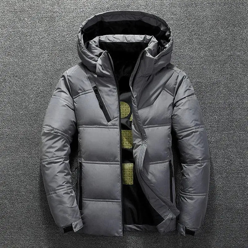 Men's White Duck Down Jacket