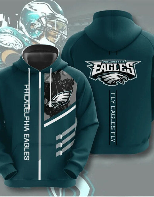 Load image into Gallery viewer, Men's NFL 3D Digital Print Hoodie - Loose Fit
