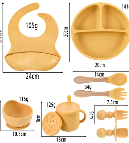 Children's Silicone Plate Set