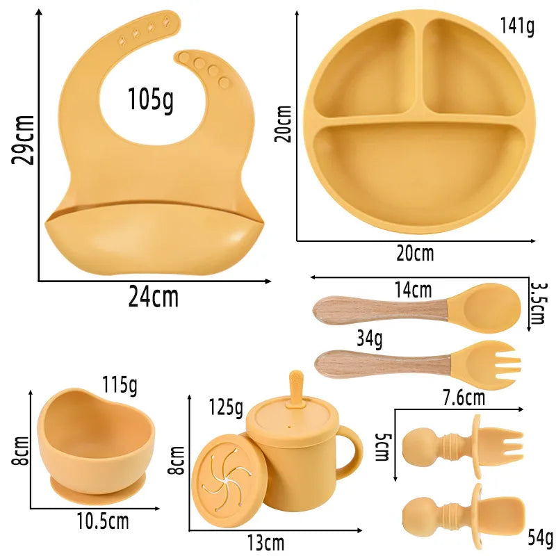 Children's Silicone Plate Set