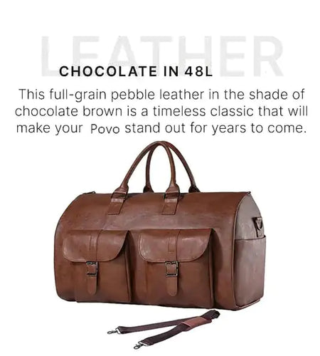 The Convertible Duffle Garment Luggage