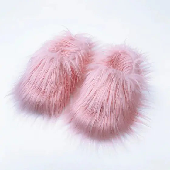 Sheep Long Hair Woolen Slipper