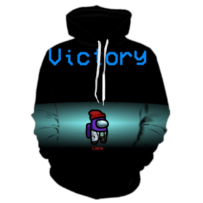 Among Us 3D Printed Casual Hoodie for Men and Women