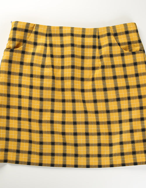 Load image into Gallery viewer, Spring Summer Women's Checkered Two-Piece Set
