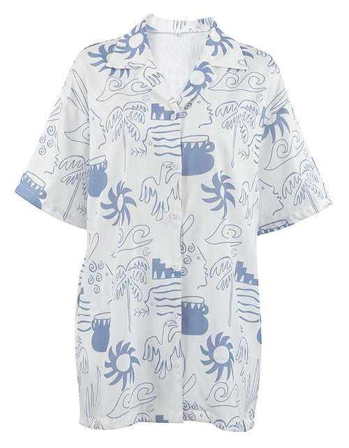 Load image into Gallery viewer, 2023 Spring Summer Women's Printed Two-Piece Pajamas Set
