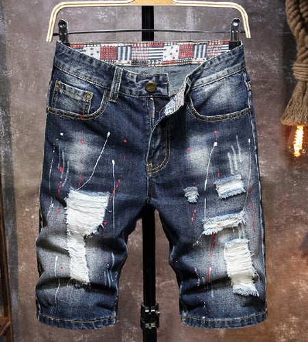 Men's Trendy Loose-Fit Five-Point Pants