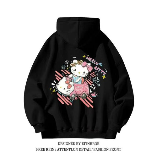 Load image into Gallery viewer, Hello Kitty Sanrio Hoodies for Boys and Girls, Y2K Style
