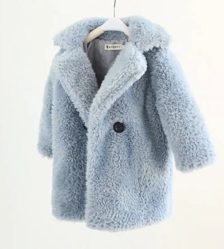 Big Kids Fur Coat In Autumn And Winter Coat
