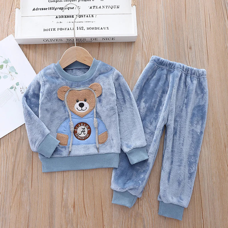 Kids Flannel Pajama Set