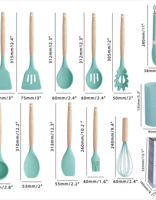 Load image into Gallery viewer, 12-Piece Silicone Kitchen Set
