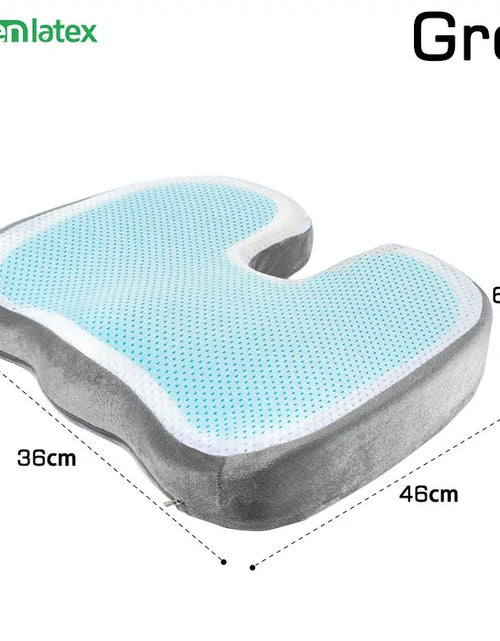 Load image into Gallery viewer, U Shape Silicone Gel Cushion Memory Foam Pillow
