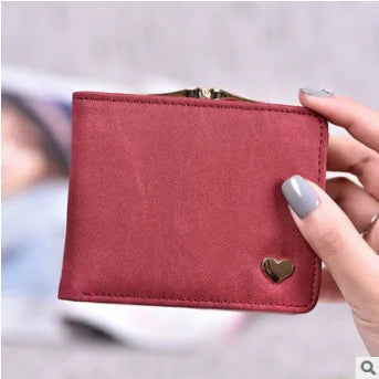 Load image into Gallery viewer, Heart of Gold Compact Wallet
