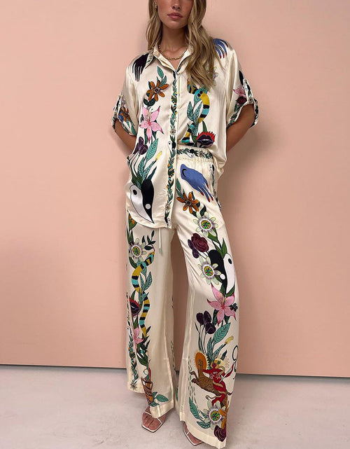 Load image into Gallery viewer, 2023 Autumn Casual Printed Two-Piece Women's Set
